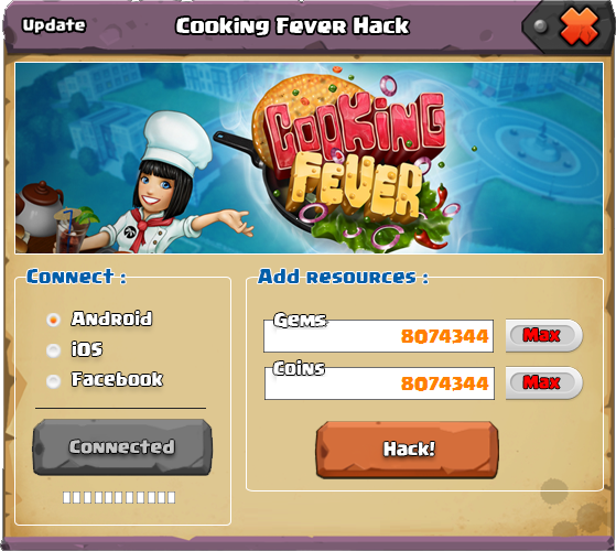Cooking fever hack download